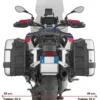 Adattatore Attacchi Laterali Givi Monokey PL5146 Nero