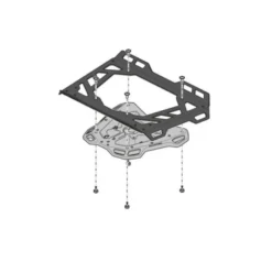 Attacco Posteriore Sw-Motech ADVENTURE-RACK Nero