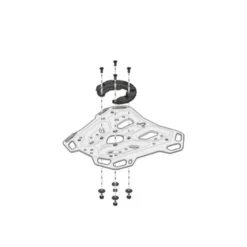 Attacco Posteriore Sw-Motech ADVENTURE-RACK Nero GPT.01.070.19000/B
