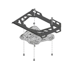 Attacco Posteriore Sw-Motech STREET-RACK Nero GPT.01.373.16000/B