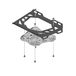 Attacco Posteriore Sw-Motech STREET-RACK Nero GPT.01.277.16000/B
