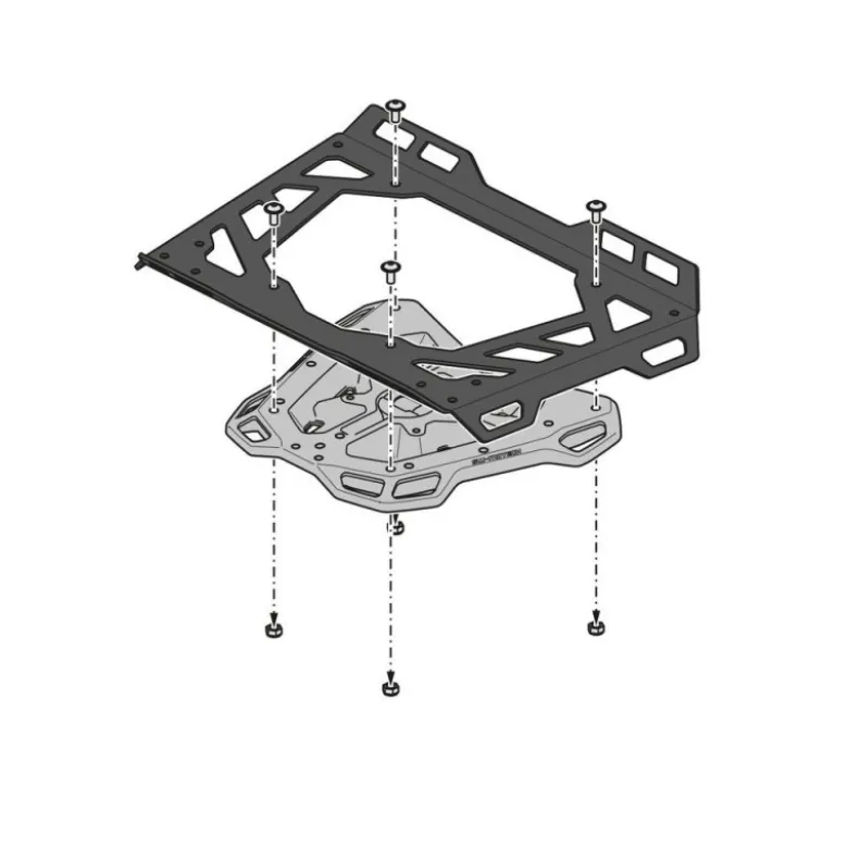 Attacco Posteriore Sw-Motech STREET-RACK Nero GPT.07.945.16000/B