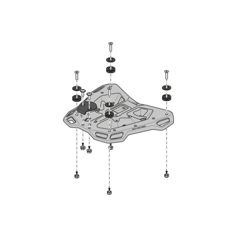 Attacco Posteriore Sw-Motech STREET-RACK Nero GPT.07.945.16000/B