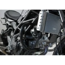 Barra Di Protezione Motore Nero. Suzuki Sv650 Abs (15-) / Sv650 X (18-).