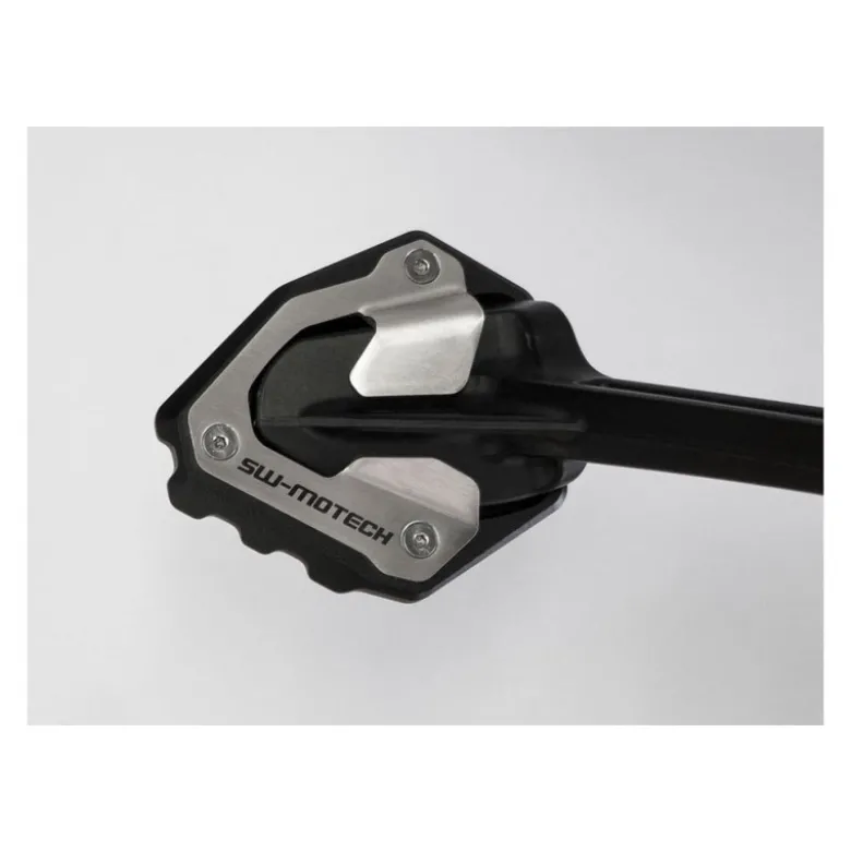 Base maggiorata per cavalletto laterale Nero/Argento CRF1000L (15-) / Adv Sports (18-)