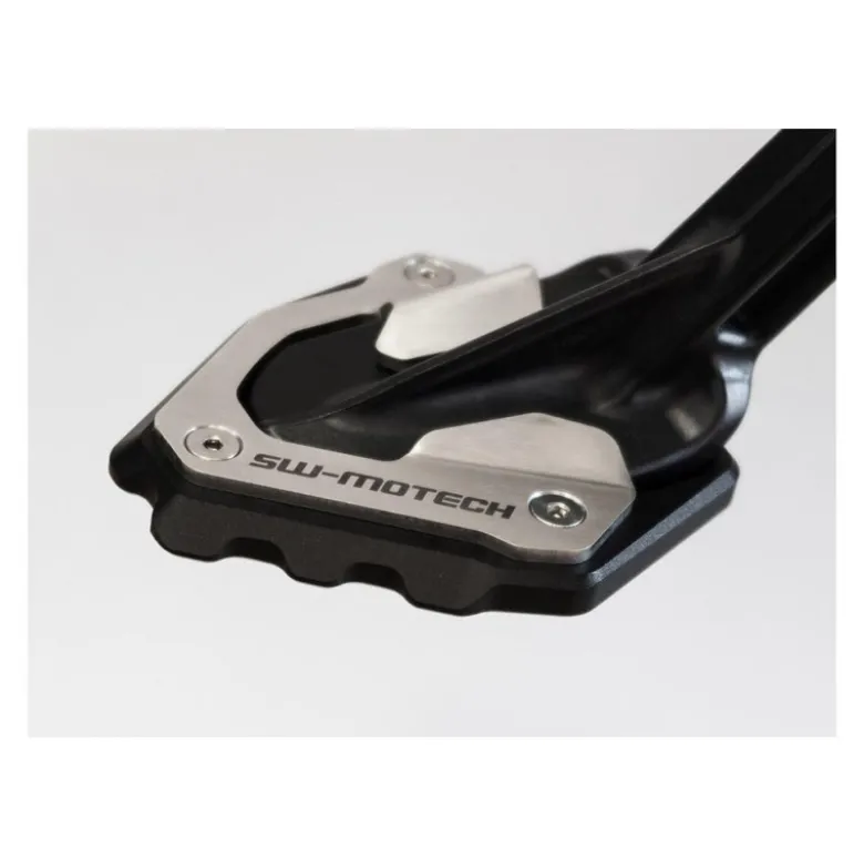Base maggiorata per cavalletto laterale Nero/Argento CRF1000L (15-) / Adv Sports (18-)