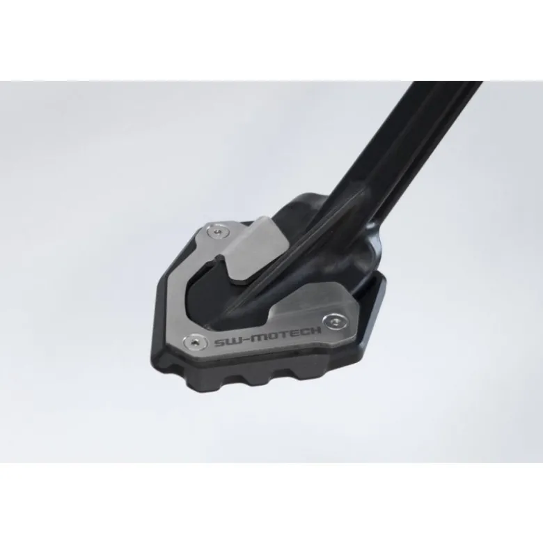 Base maggiorata per cavalletto laterale Nero/Argento CRF1000L (15-) / Adv Sports (18-)