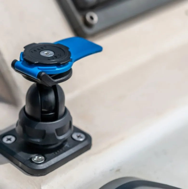 Base Rettangolare Con 4 Fori Piatti Quad Lock 360