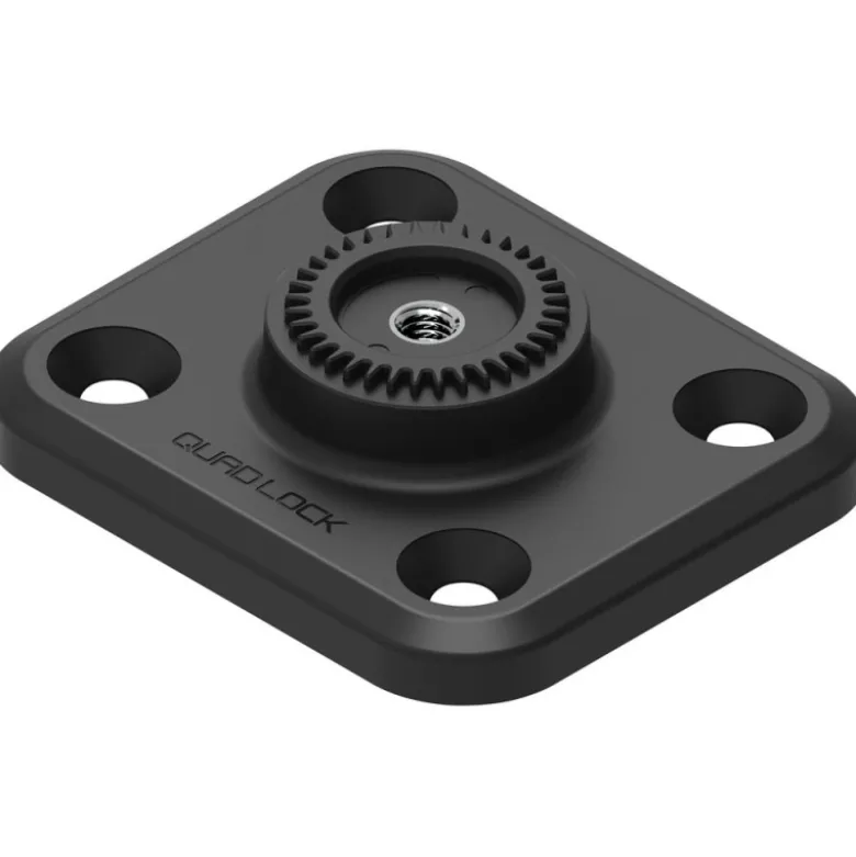 Base Rettangolare Con 4 Fori Piatti Quad Lock 360
