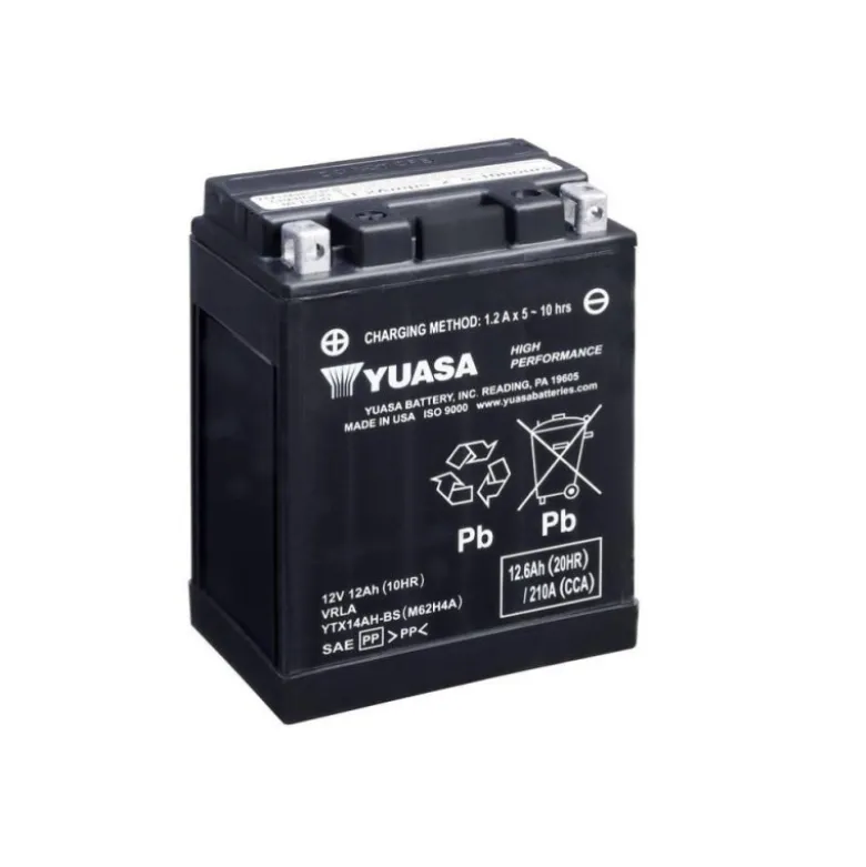 Batteria Sigillata Con Acido Yuasa YTX14AH-BS