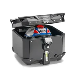 Bauletto Givi Trekker Outback Evo Smart 42 Litri Monokey Cam-Side Alluminio Nero