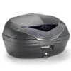 Bauletto Monolock Kappa K466NT2 46 Litri Nero Verniciato Argento