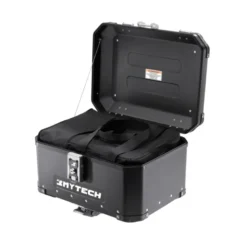 Bauletto Posteriore MyTech Model-X GSA 58 Litri Alluminio Alluminio Nero Per Piastra Originale BMW