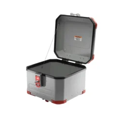 Bauletto Posteriore MyTech Model-x 44 Litri Grigio Angolari Rossi