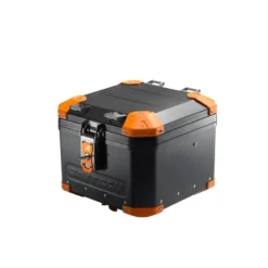 Bauletto Posteriore MyTech Model-x 44 Litri Nero Angolari Arancioni