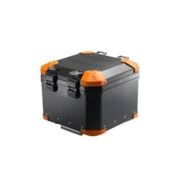 Bauletto Posteriore MyTech Model-x 44 Litri Nero Angolari Arancioni