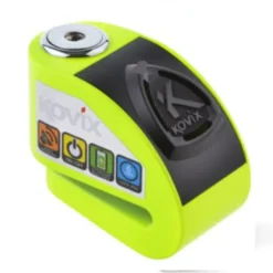 Bloccadisco Con Allarme Kovix KD6-FG Verde Fluo