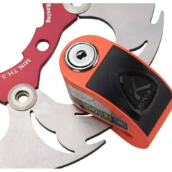 Bloccadisco Con Allarme Kovix KD6-FO Arancione Fluo