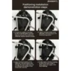Borse per Barre Paracolpi Loboo Wanderer 6 Litri Gonfiabile Nero Protezione Passiva