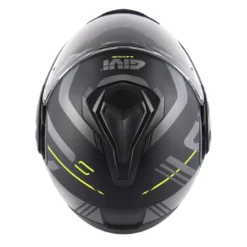 Bundle Casco Givi X.30 Pulsar Nero Titanio Giallo Fluo con Interfono Givi I319S