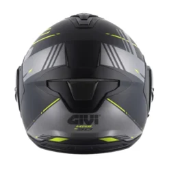 Bundle Casco Givi X.30 Pulsar Nero Titanio Giallo Fluo con Interfono Givi I319S
