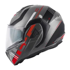 Bundle Casco Givi X.30 Pulsar Titanio Nero Rosso Opaco con Interfono Givi I319S