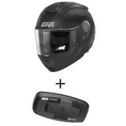 Bundle Casco Givi X.27 Solid Nero Opaco con Interfono Givi I319S