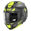 Bundle Casco Modulare Givi X.27 Sector Titanio Opaco Nero Giallo con Interfono Givi I319S