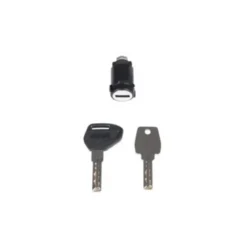 Bundle Givi Trekker Scantonata Sinistra OBKEV37BL Outback Evo 33 Litri + Kit Chiavi Per 1 Valigia Givi
