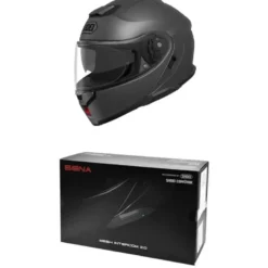 Bundle Shoei Neotec 3 Grigio Scuro Opaco + Interfono SRL-3