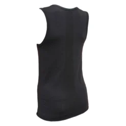 Canotta Donna Tecnica In Lana Merino Australiana Termoregolante Traspirante Antiodore Riday Nero