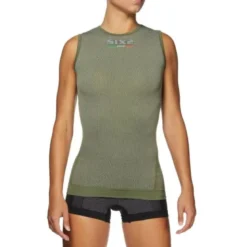 Canotta Intima Tecnica Termica 4 Stagioni Unisex Sixs SMX Verde Army