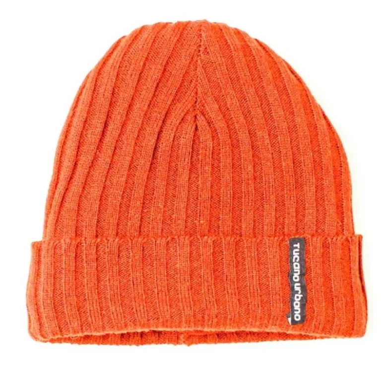 Cappello in Pile Tucano Urbano Arancione Fluo