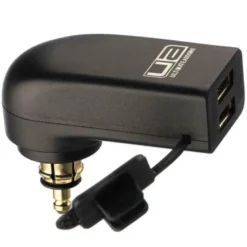 Caricatore 4,8 A con connettore DIN Hella a doppio USB