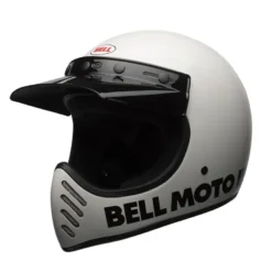 Casco Cross Bell Moto-3 Bianco Ece 06