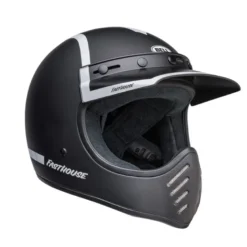 Casco Cross Bell Moto-3 2023 Fasthouse Old Road Nero Bianco