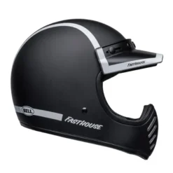 Casco Cross Bell Moto-3 2023 Fasthouse Old Road Nero Bianco
