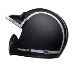 Casco Cross Bell Moto-3 2023 Fasthouse Old Road Nero Bianco