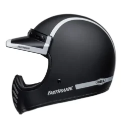 Casco Cross Bell Moto-3 2023 Fasthouse Old Road Nero Bianco
