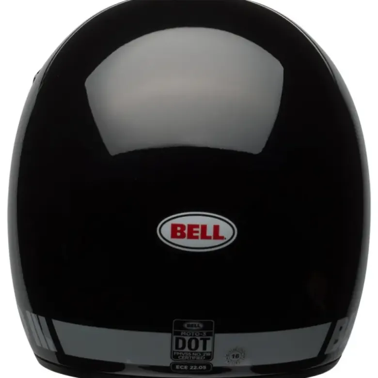 Casco Cross Bell Moto-3 Nero Lucido