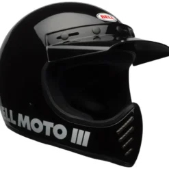Casco Cross Bell Moto-3 Nero Lucido