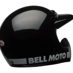 Casco Cross Bell Moto-3 Nero Lucido