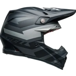Casco Cross Bell Moto-9s Flex 2024 Banshee Nero Argento