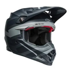Casco Cross Bell Moto-9s Flex 2024 Banshee Nero Argento
