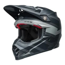 Casco Cross Bell Moto-9s Flex 2024 Banshee Nero Argento