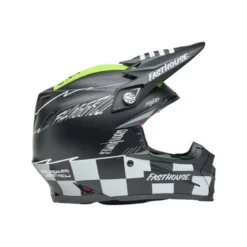 Casco Cross Bell Moto-9s Flex 2025 Fasthouse Smoke Bomb Nero Giallo
