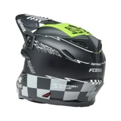 Casco Cross Bell Moto-9s Flex 2025 Fasthouse Smoke Bomb Nero Giallo