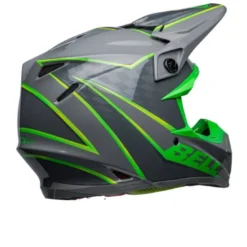 Casco Cross Bell Moto-9s Flex 2023 Sprite Grigio Verde Ece 06