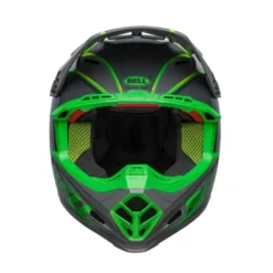 Casco Cross Bell Moto-9s Flex 2023 Sprite Grigio Verde Ece 06