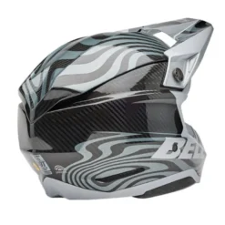 Casco Cross Bell Moto-10 Spherical 2025 Cortex Argento Grigio ECE 06